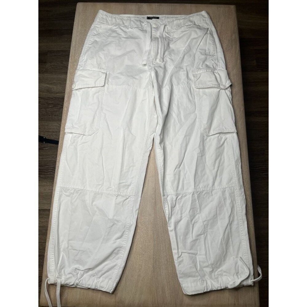 Todd Snyder Garment Dyed Cargo Pant in White Size Large